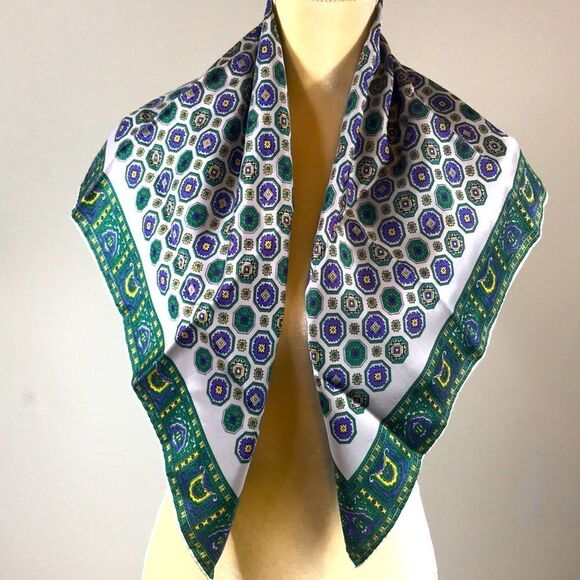 VTG MULTICOLOR SCARF - Picture 2 of 7